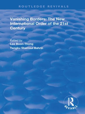 cover image of Vanishing Borders